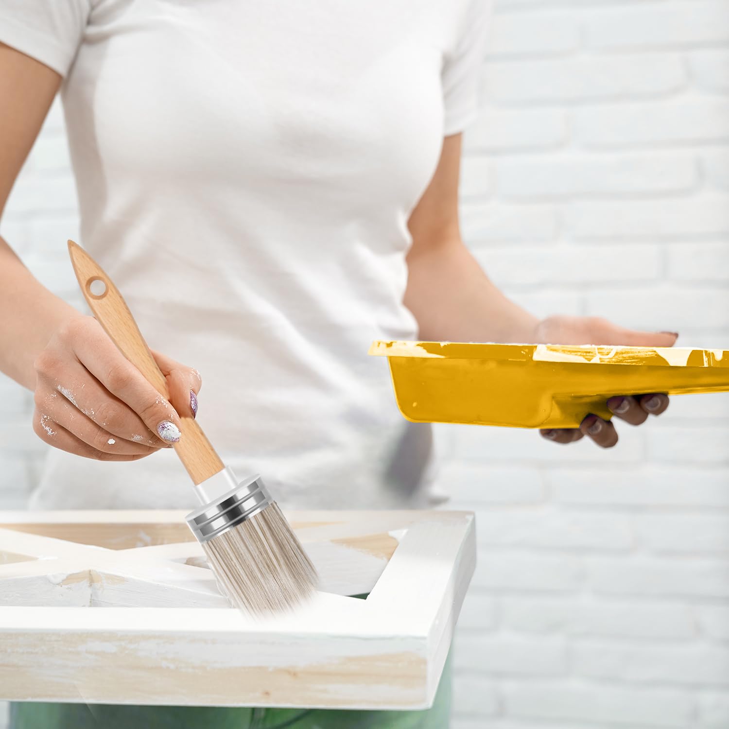 GEOOXY easy-clean design promotes reuse after painting jobs.