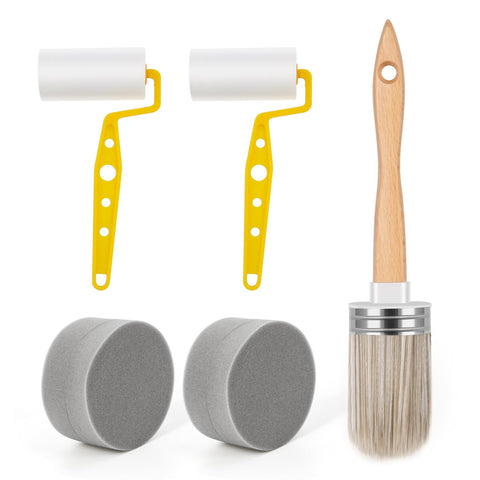 GEOOXY premium painting combo sponges adapt to surfaces for smooth, even coverage.
