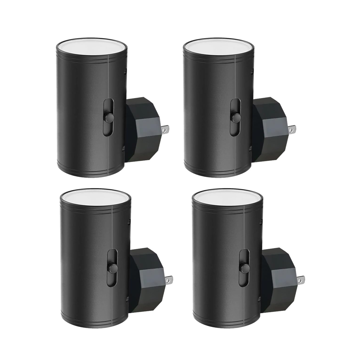 GEPLAD 4-pack night light with dusk-to-dawn sensor illuminates steps safely.