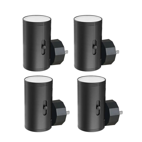 GEPLAD 4-pack night light with dusk-to-dawn sensor illuminates steps safely.