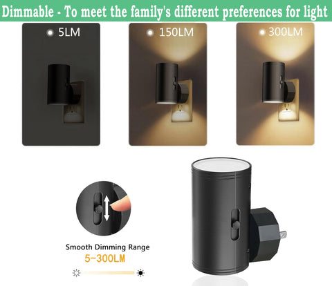 GEPLAD dimmable night light offers adjustable brightness for calm evenings.