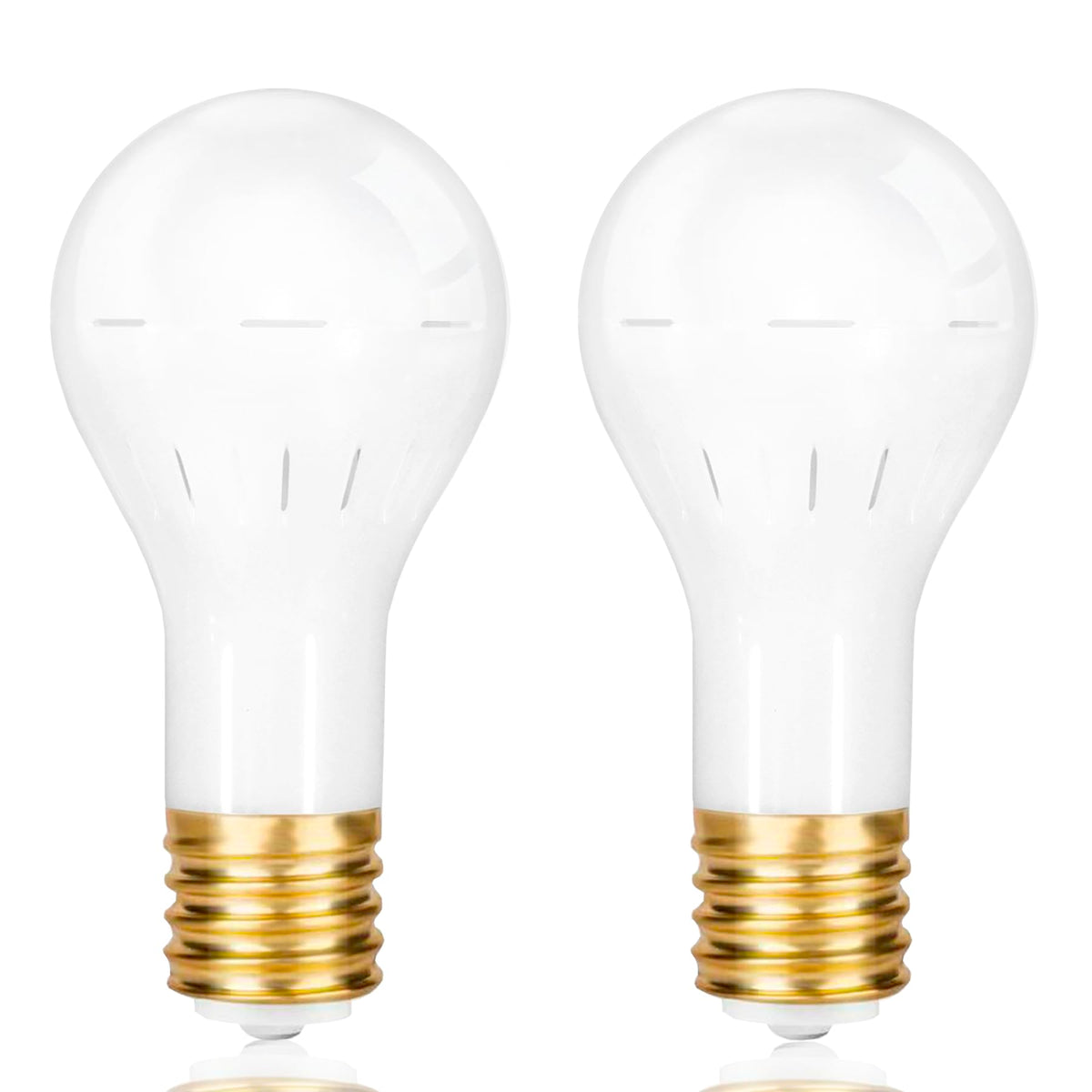 GEPLAD 3-way LED bulb with soft white glow for ambient lighting in a living room