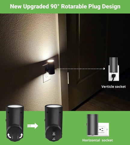 GEPLAD plug-in design keeps outlets free and accessible.