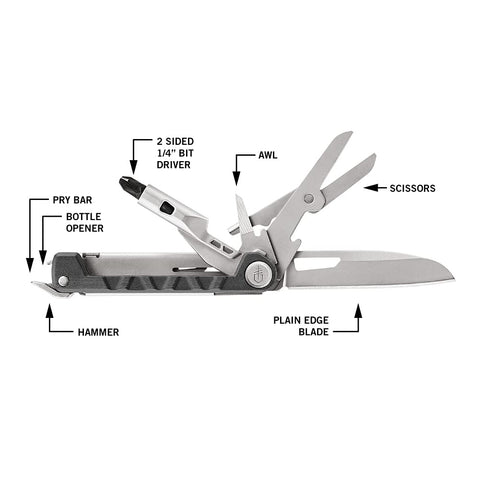 Gerber Armbar Drive hammer ready for on-site repairs outdoors.