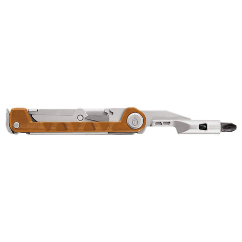 Gerber Armbar Drive hammer in use for light tapping on gear