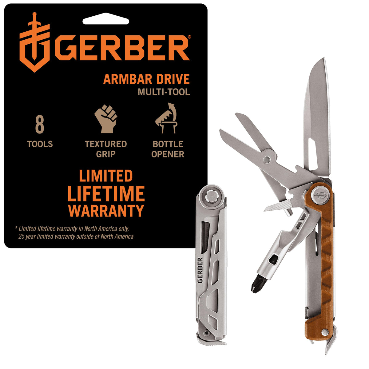 Gerber Armbar Drive blade open for quick, precise cutting tasks