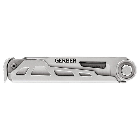 Gerber Armbar Drive textured-handle grip in outdoor use.
