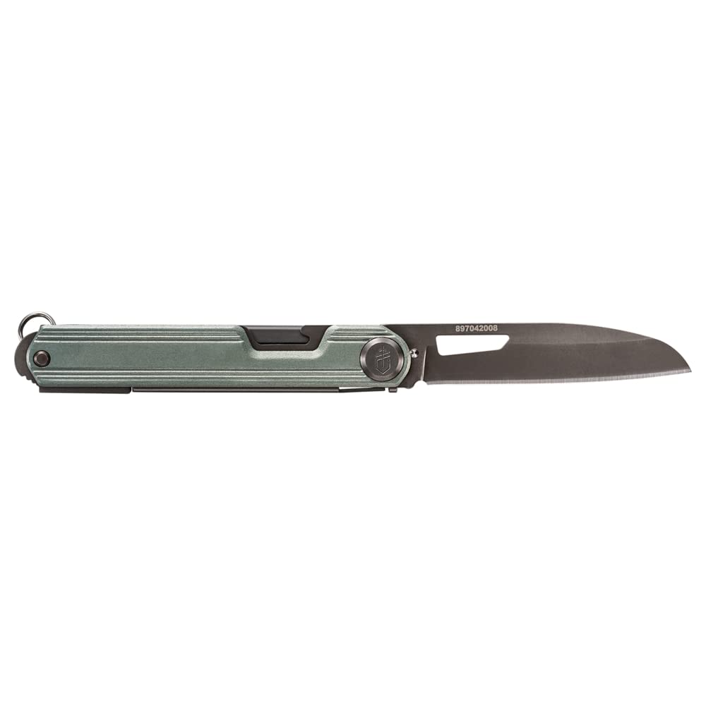 Gerber Armbar Slim Cut blade open, 2.5 inch length in Baltic Haze.