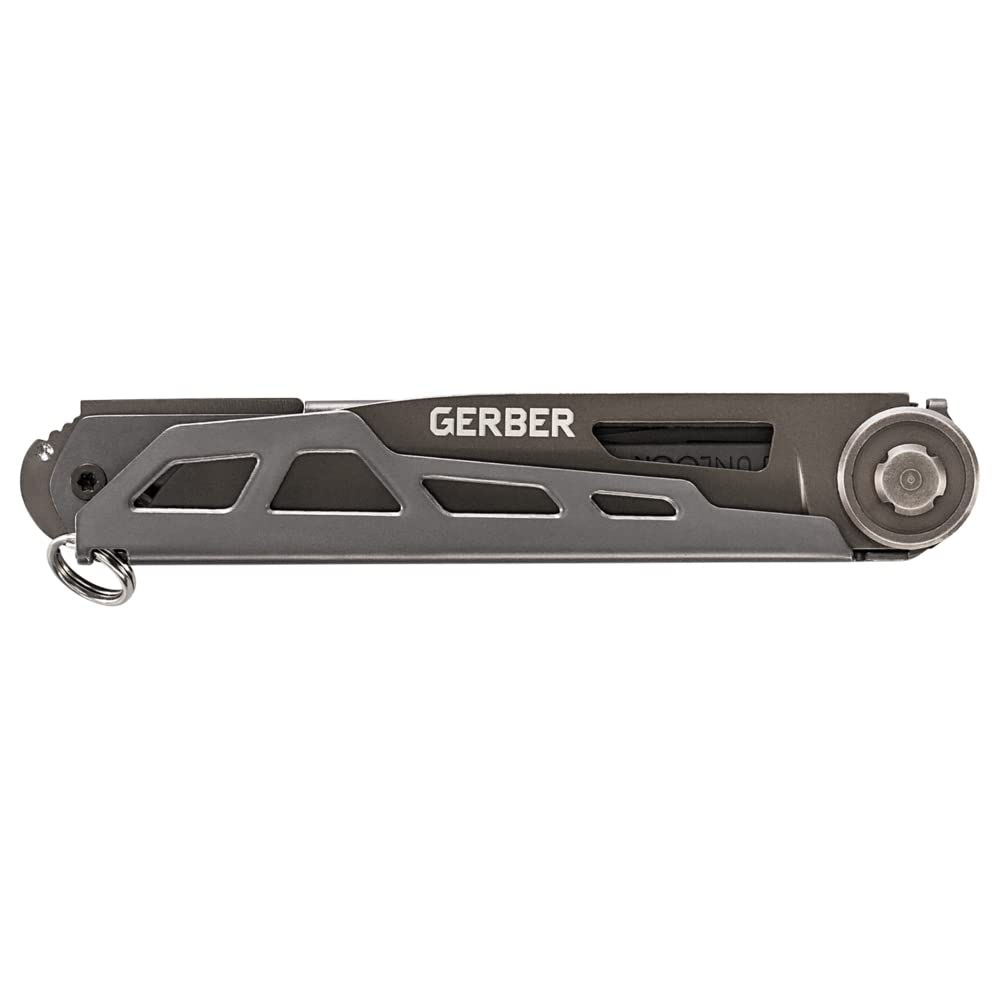 Close-up of Gerber Armbar Slim Cut scissors for precise cuts.