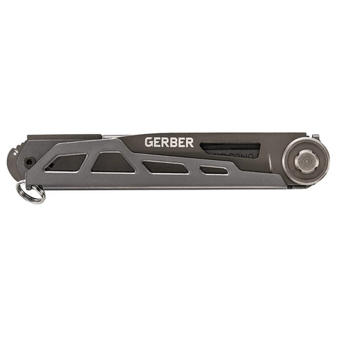 Close-up of Gerber Armbar Slim Cut scissors for precise cuts.