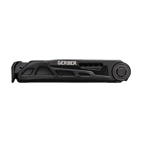 Gerber Armbar Trade bit driver with two sides aids quick screw work outdoors.