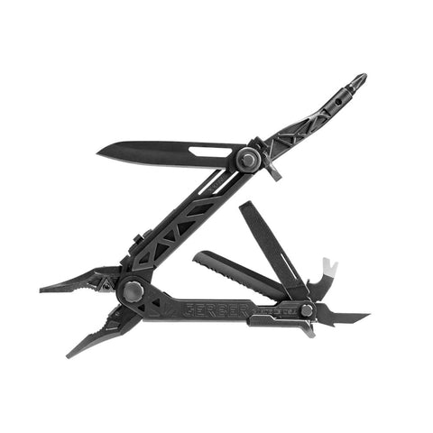Gerber Center-Drive multitool pliers enable one-handed opening for quick gripping.