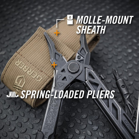 Gerber Center-Drive sheath with bit set for ready-to-go carry.