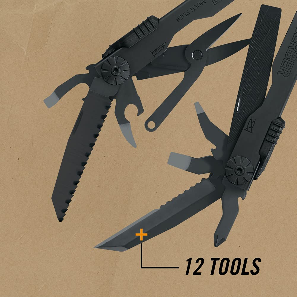 Gerber Diesel Black flathead screwdrivers supporting multiple screw sizes