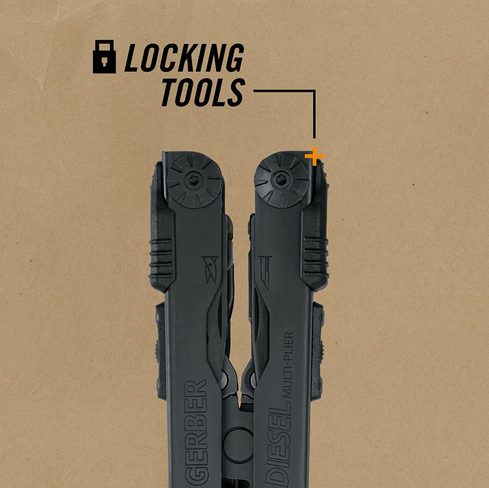 Gerber Diesel Black scissors for precise cutting and trimming tasks