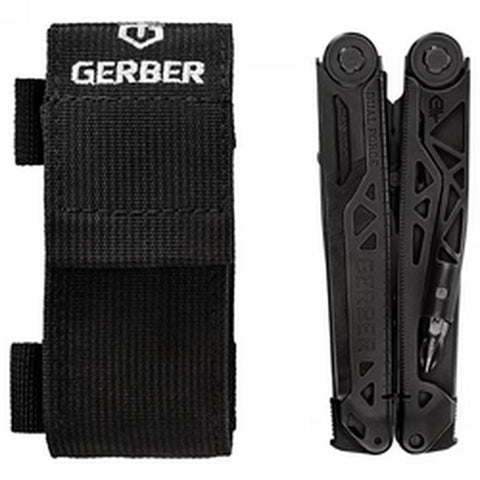 Gerber Dual-Force multitool blade-open showing the 3.25-inch plain edge blade