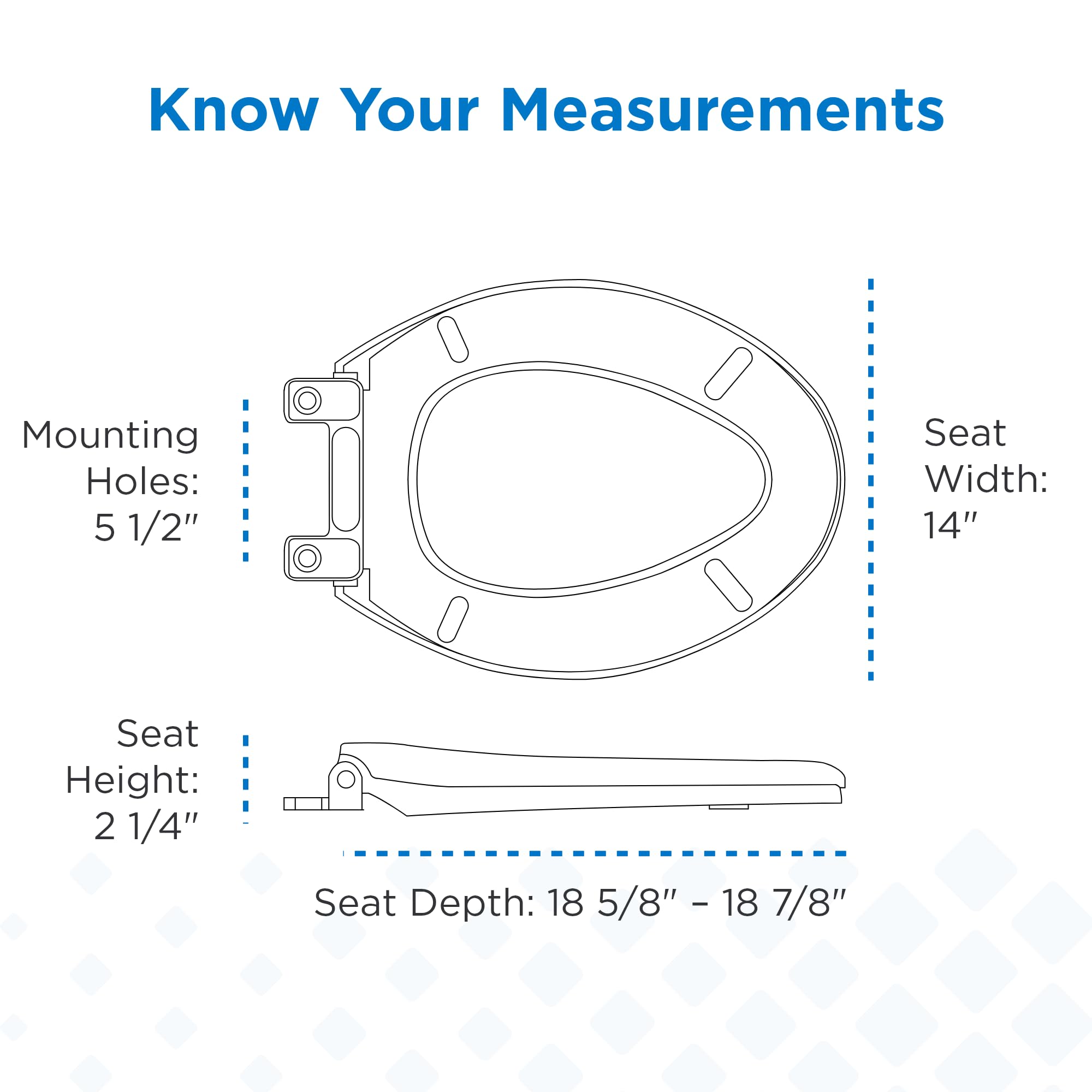 Gerber elongated seat adjustable mounting for precise alignment