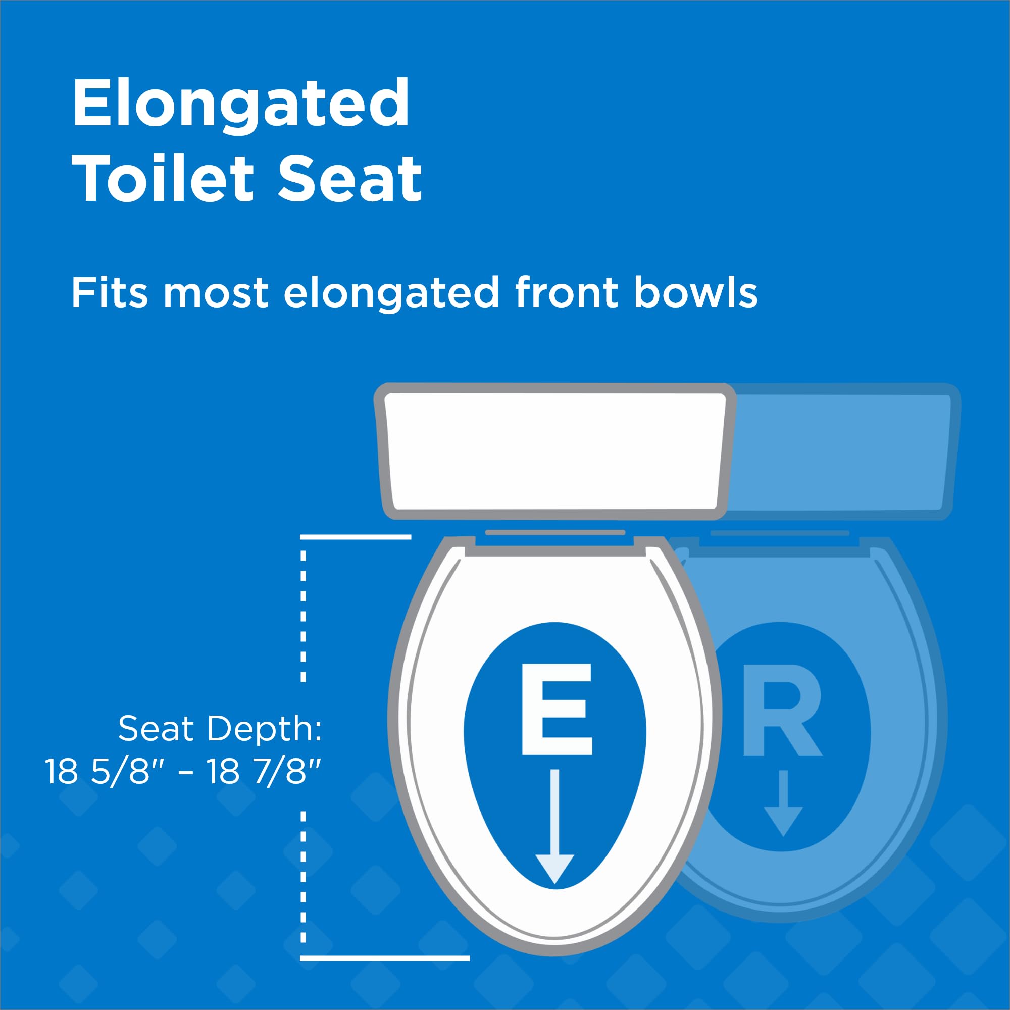 Gerber elongated seat heavy-duty polypropylene resists cracking
