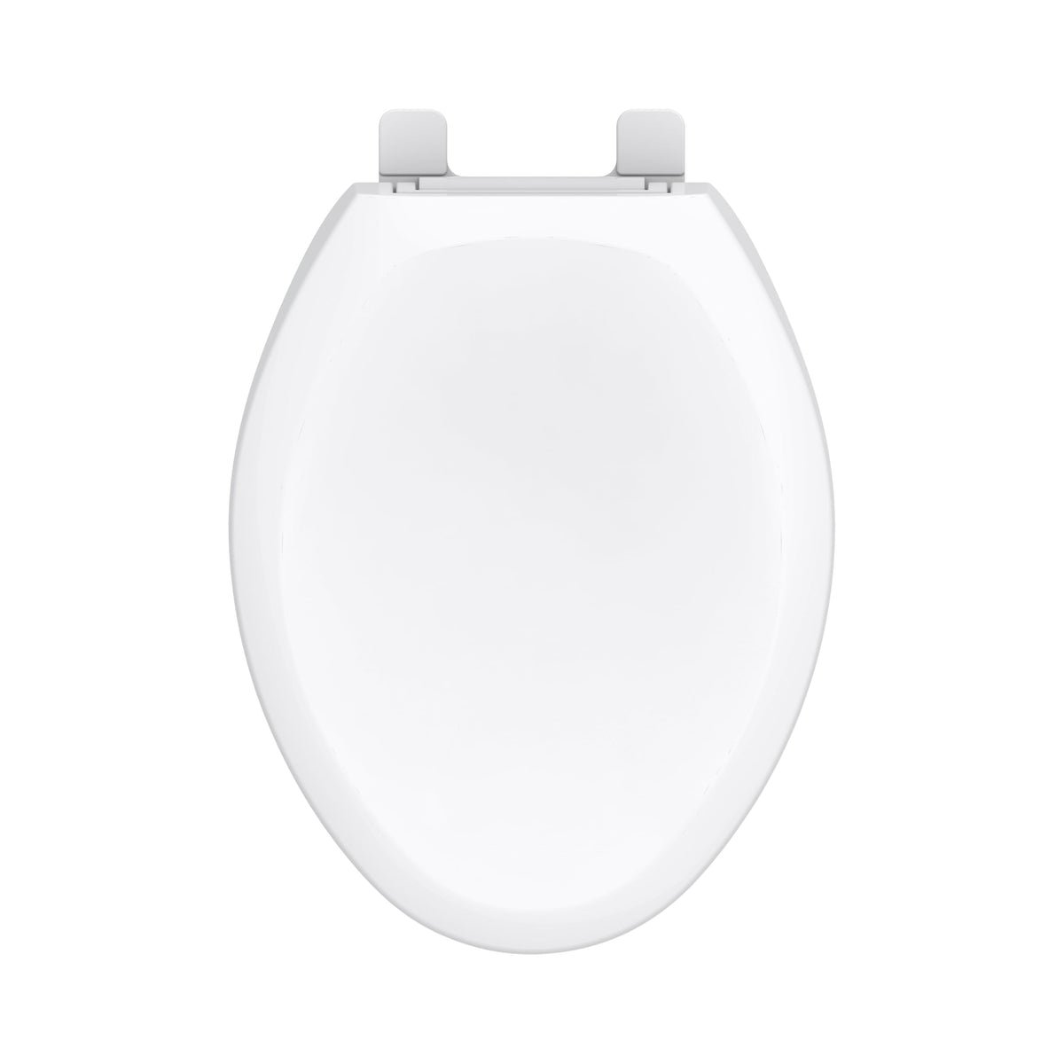 Gerber elongated seat soft close lid for quiet bathroom use