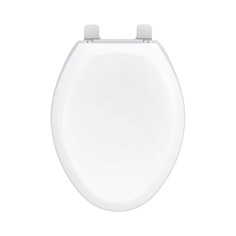 Gerber elongated seat soft close lid for quiet bathroom use