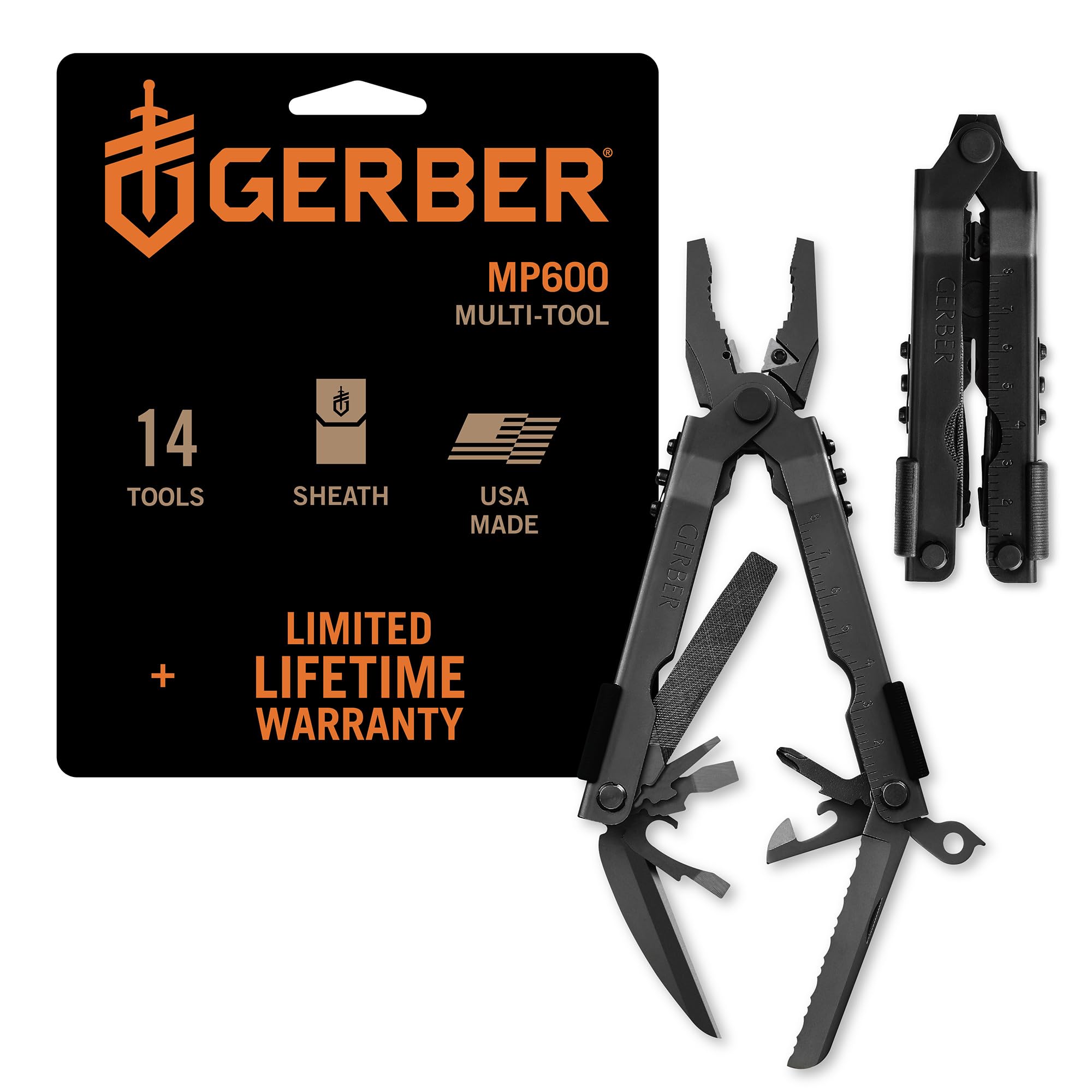 Gerber Multi-Plier 600 blunt nose, closed for compact everyday carry and quick access.