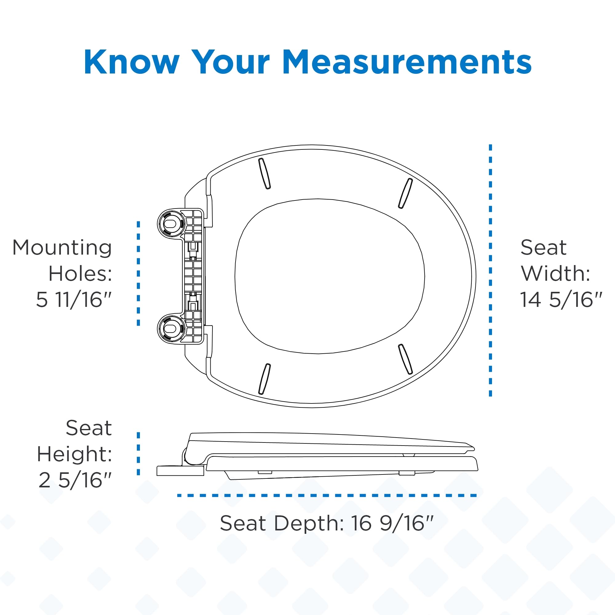 Fade-resistant UV finish on Gerber seat maintains bright white look over time.