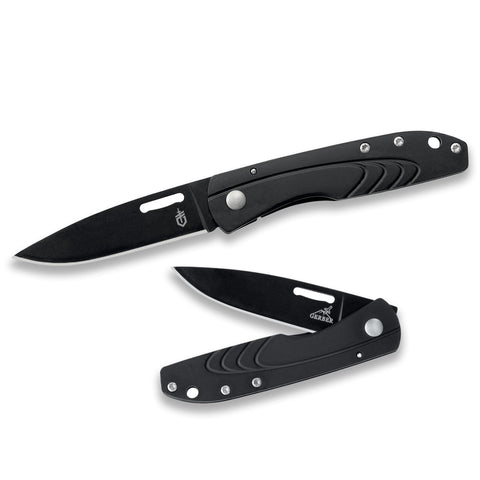 Gerber STL 2.0 knife blade open for one-handed use