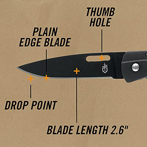 Gerber STL 2.0 knife frame-lock safety
