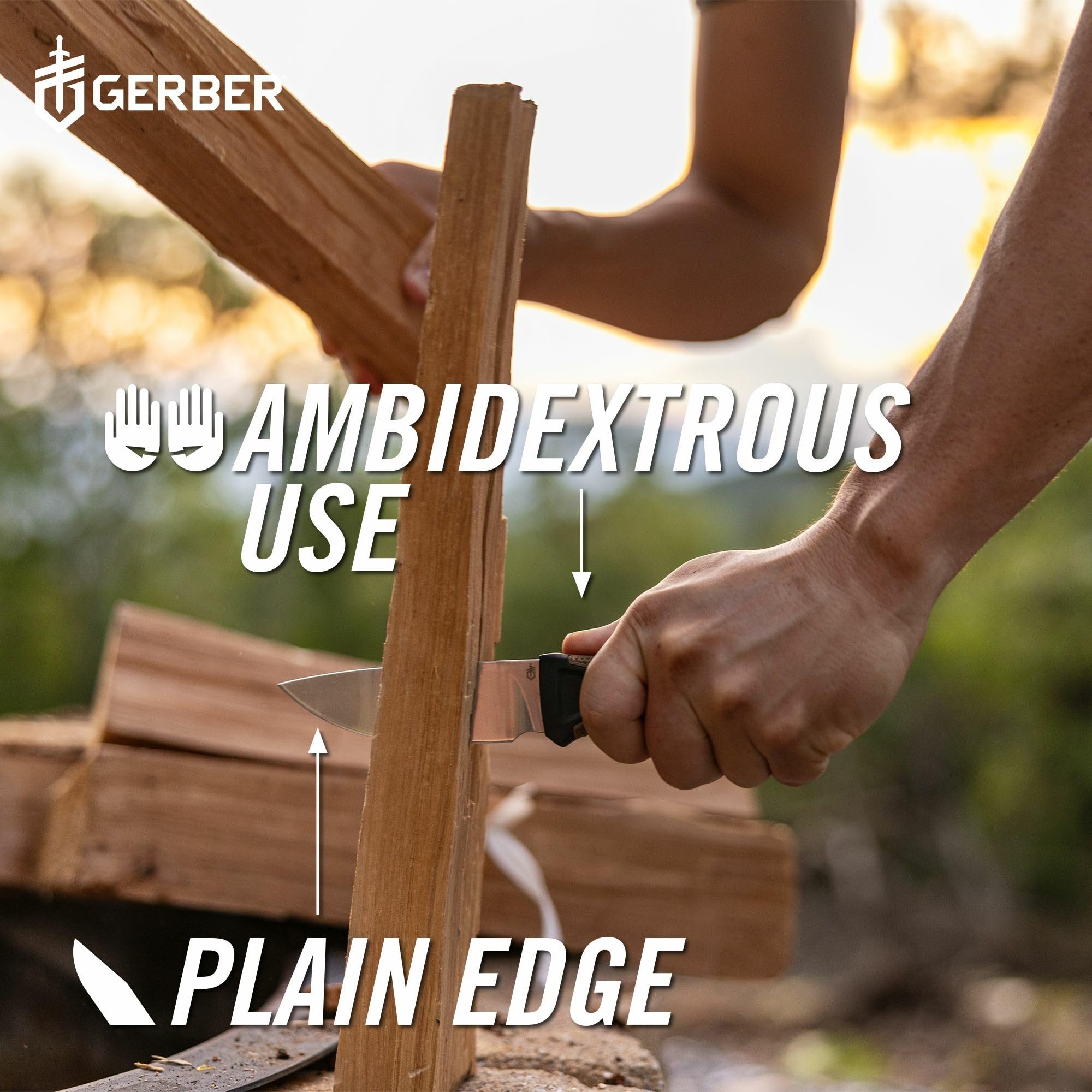 Made in USA, Magnacut fixed blade reflects quality craftsmanship.
