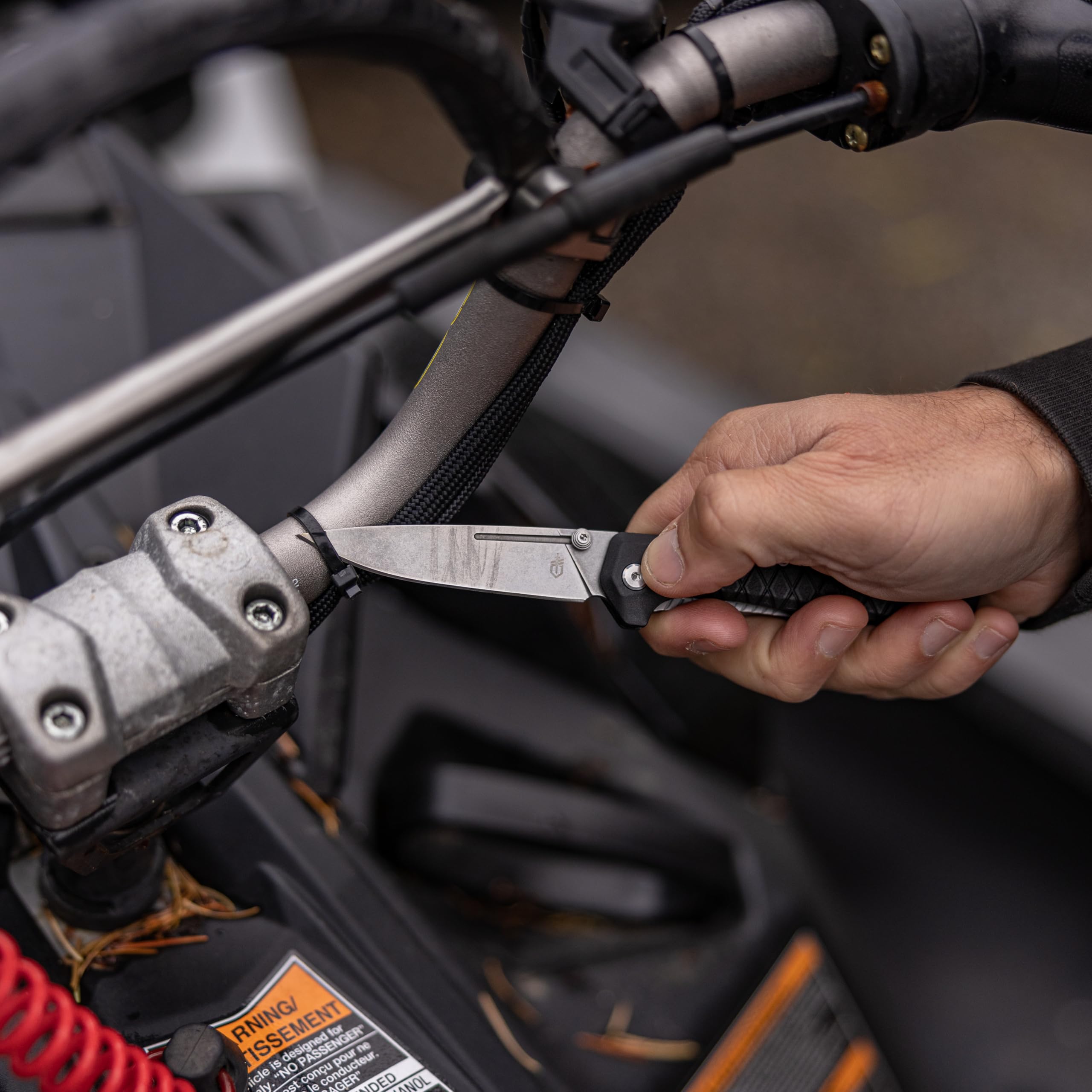 Gerber Zilch lightweight EDC gear for portability.