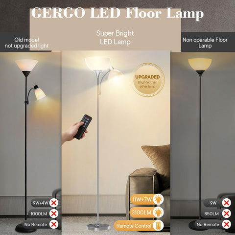 GERGO adjustable reading arm directs light where you read or work