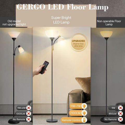 GERGO 360-degree gooseneck directs light exactly where you need it.