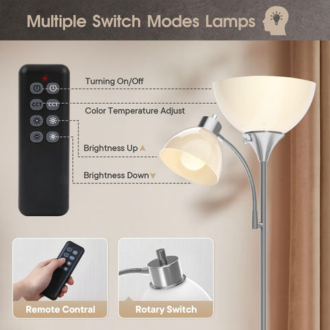 GERGO lamp with two independent controls for mother and daughter lamps
