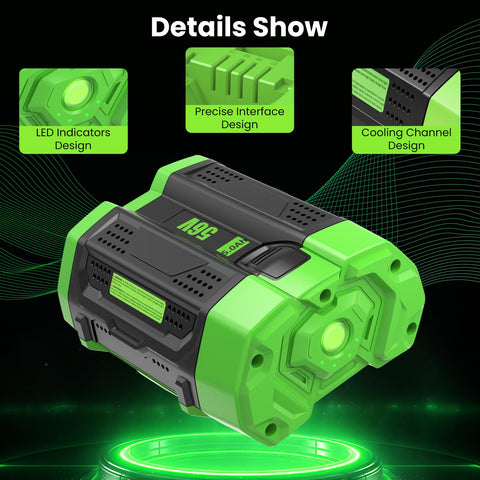 GERIT BATT BA2800 compact design focused on portability for EGO tools