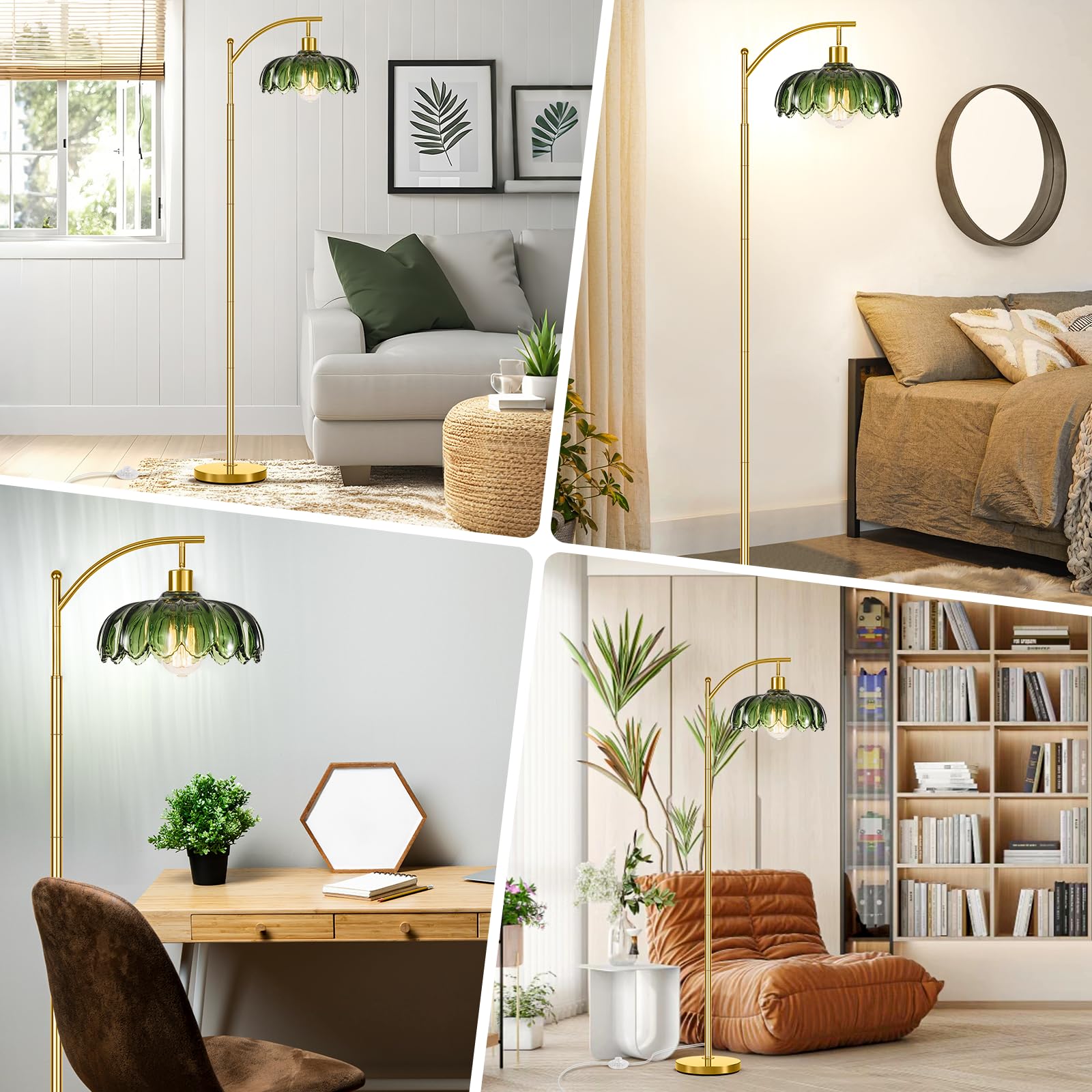 gernehop smart home ready lamp compatible with voice assistants via smart plug