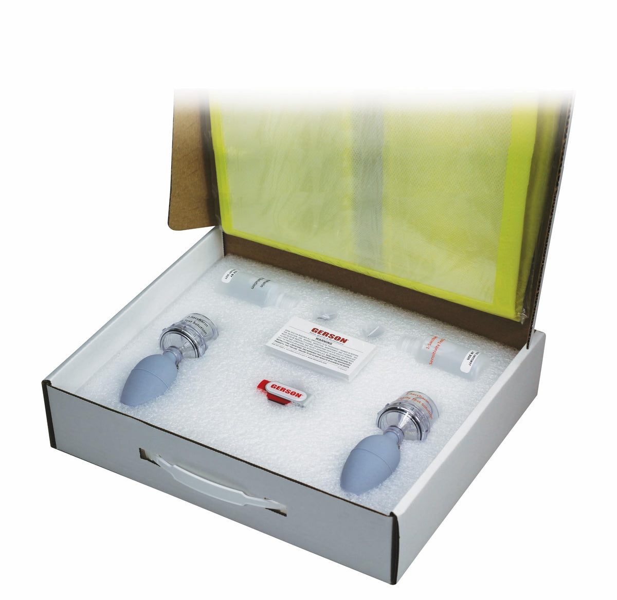 GERSON QLFT50 kit assembly for quick fit testing setup