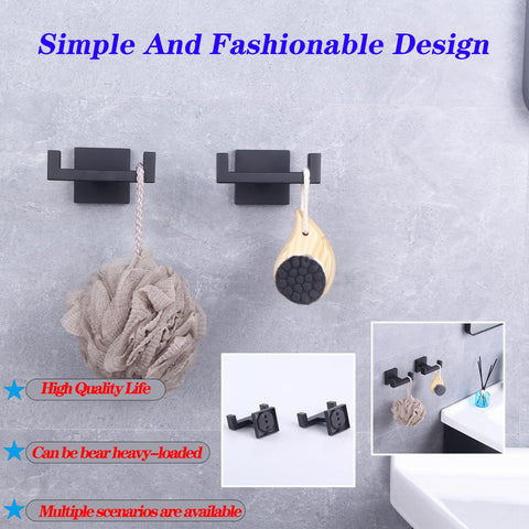 GERZWY AG1417B-BK wall-mounted bathroom design on a clean wall