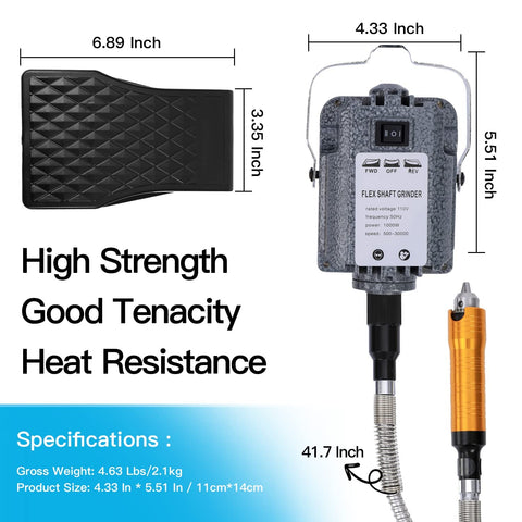 GESD full copper motor inside showing robust efficiency for extended use.