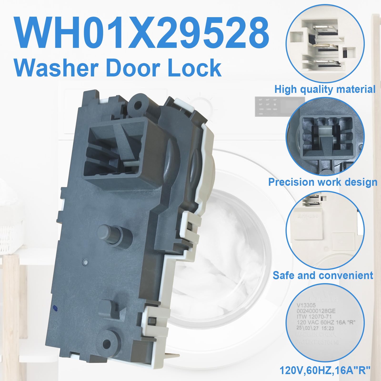 Gesleben troubleshooting view illustrating common door lock issues resolved by replacement