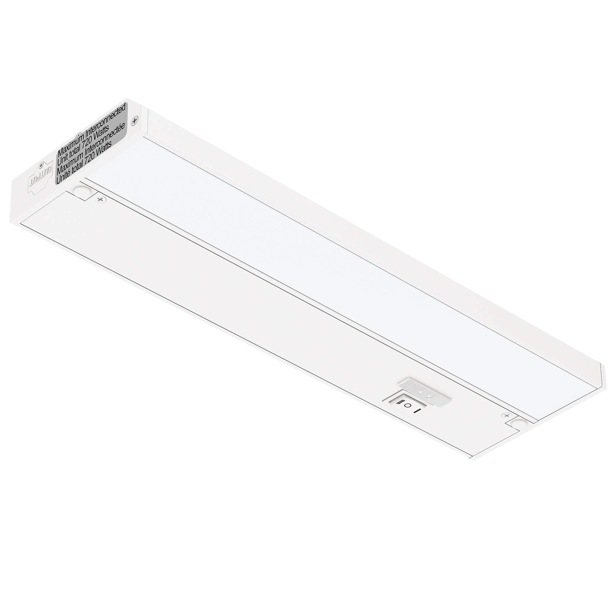 GETINLIGHT 12-inch under-cabinet light with 2700K warm glow for cozy kitchens