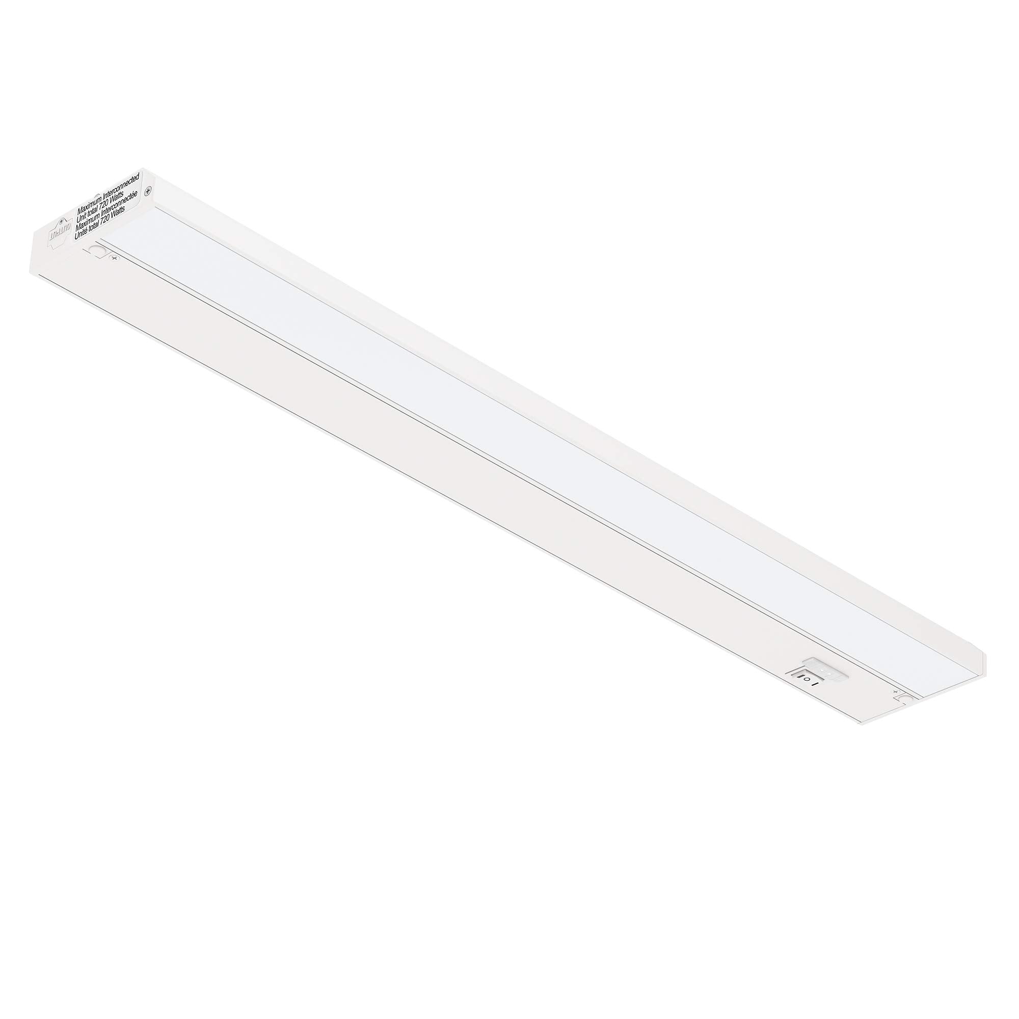GETINLIGHT 24in under-cabinet light 2700K enhances warm kitchen ambience