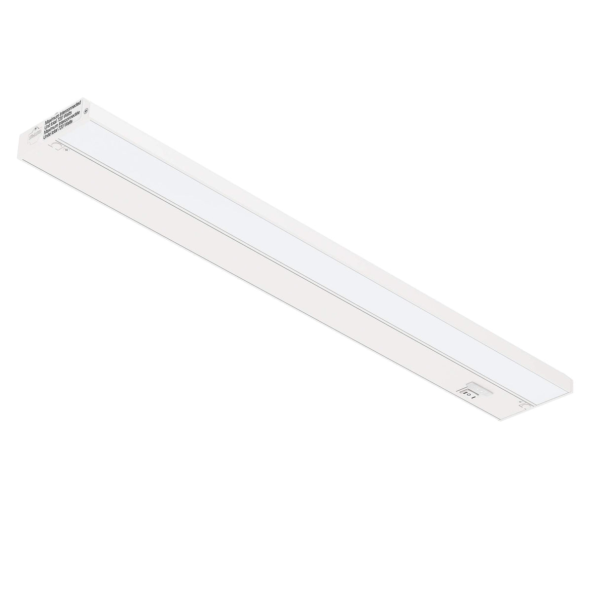 GETINLIGHT 24in under-cabinet light 2700K enhances warm kitchen ambience