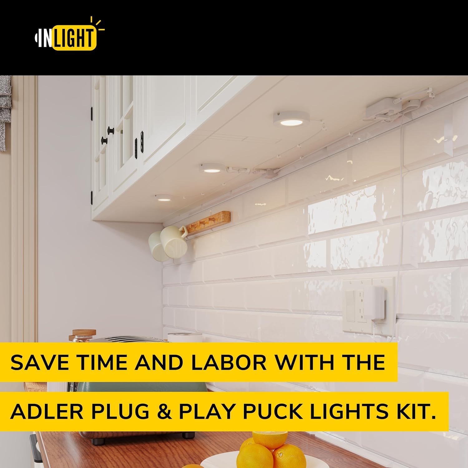 GETINLIGHT 3-pack provides compact brightness for multiple task areas.