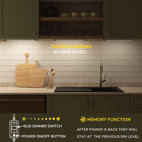 GETINLIGHT daylight 5000K output with 660 lumens and 90 CRI