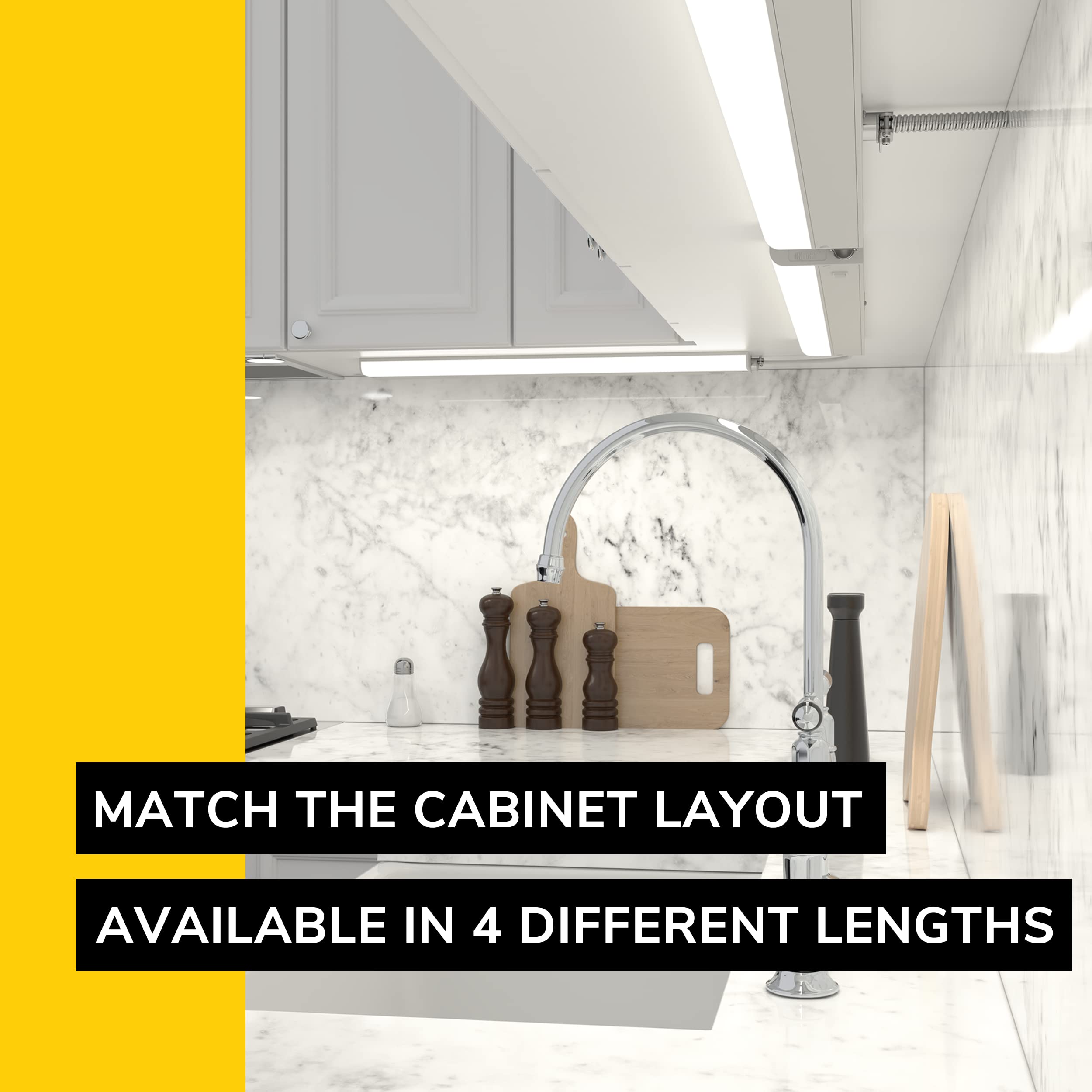 GETINLIGHT Inlight dimmable under-cabinet light for adjustable brightness