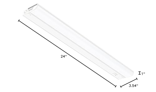 GETINLIGHT Inlight 24-inch design saves space with halogen-like 3000K color.