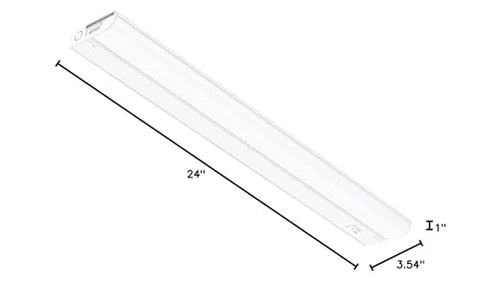 GETINLIGHT Inlight 24-inch design saves space with halogen-like 3000K color.