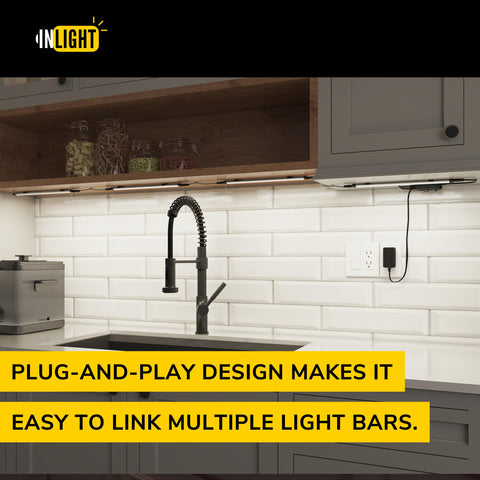 GETINLIGHT polycarbonate lens provides clear even light across counters