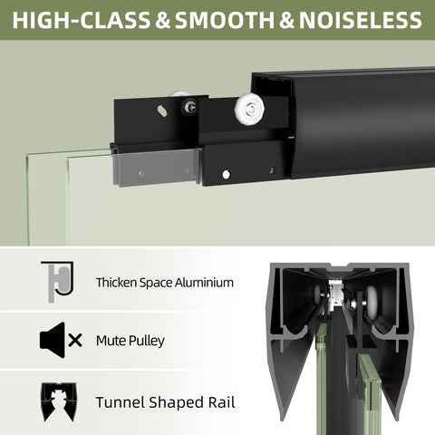 GETPRO 1/4-inch tempered glass ensures safety and clarity.