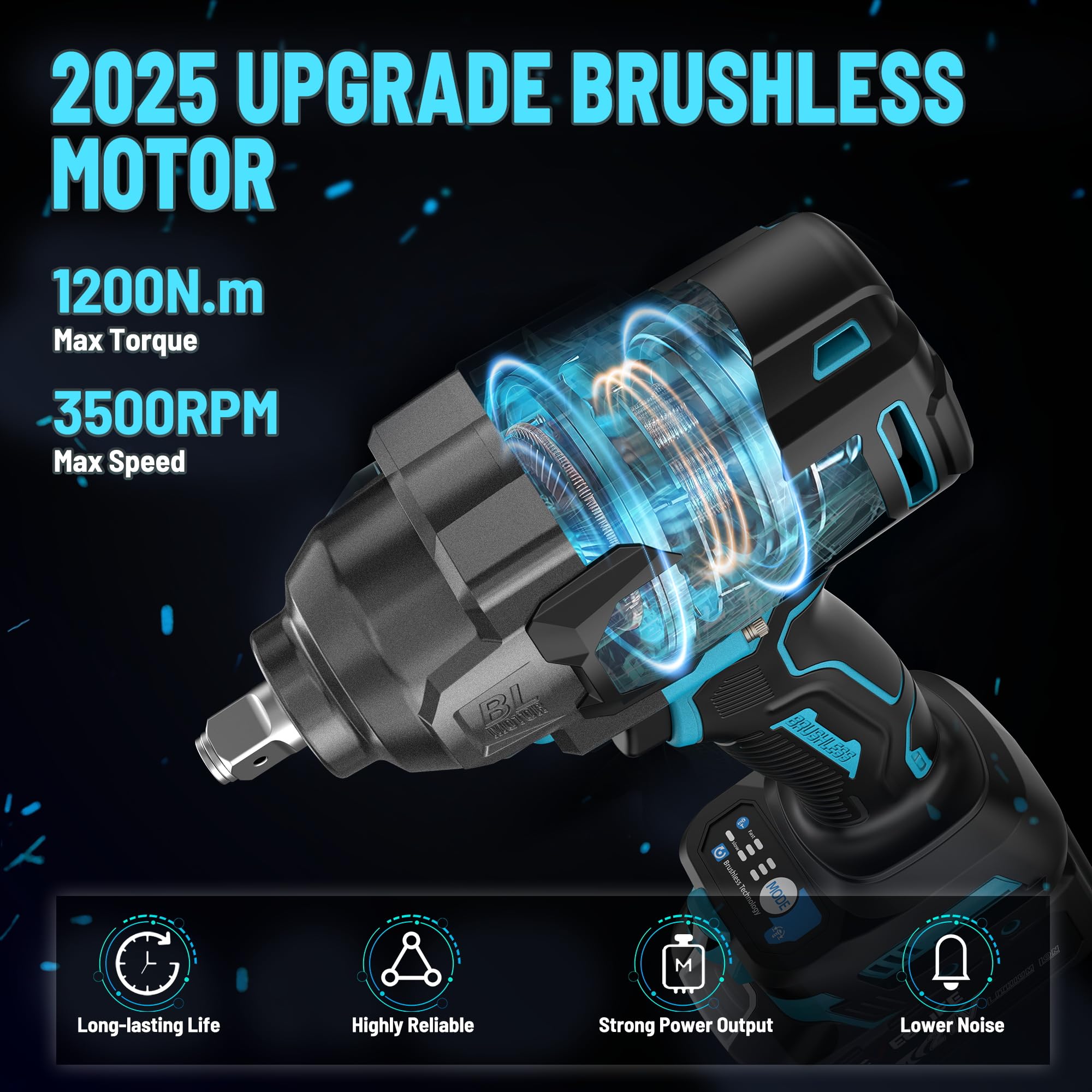 GEVEELIFE dual 4.0Ah batteries enabling extended cordless use